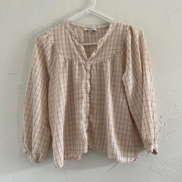 Madewell plaid top - Picture 6 of 6